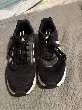 adidas Black & Light Pink Women’s Athletic Running Shoes